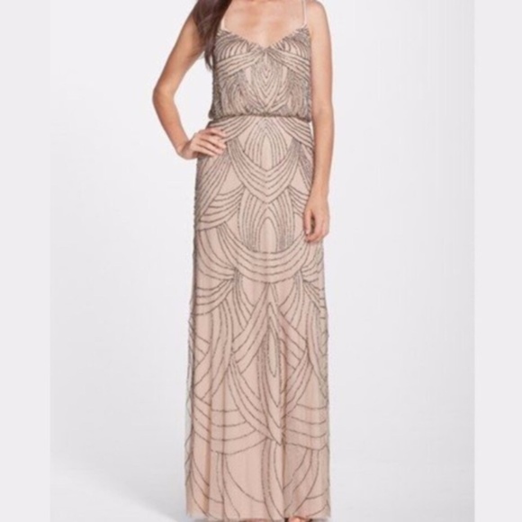 Small bag of beads for Adrianna Papell‎ Taupe Pink - Picture 2 of 7